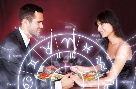 horoskop, ljubezen, romantika, romantična večerja, sveče, moški in ženska