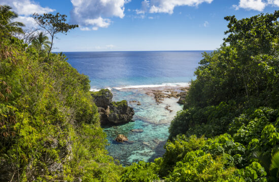 Morje ob otoku Niue