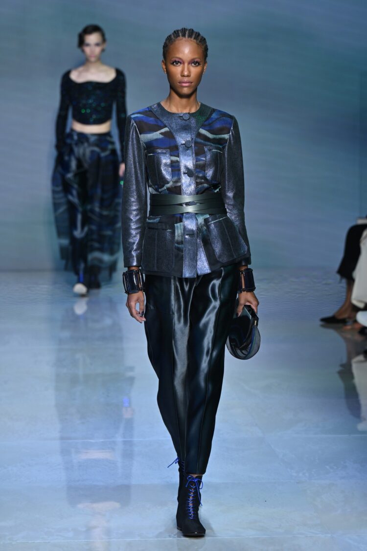 Giorgio Armani, moda, milanski sejem mode, pomlad-poletje 2024,