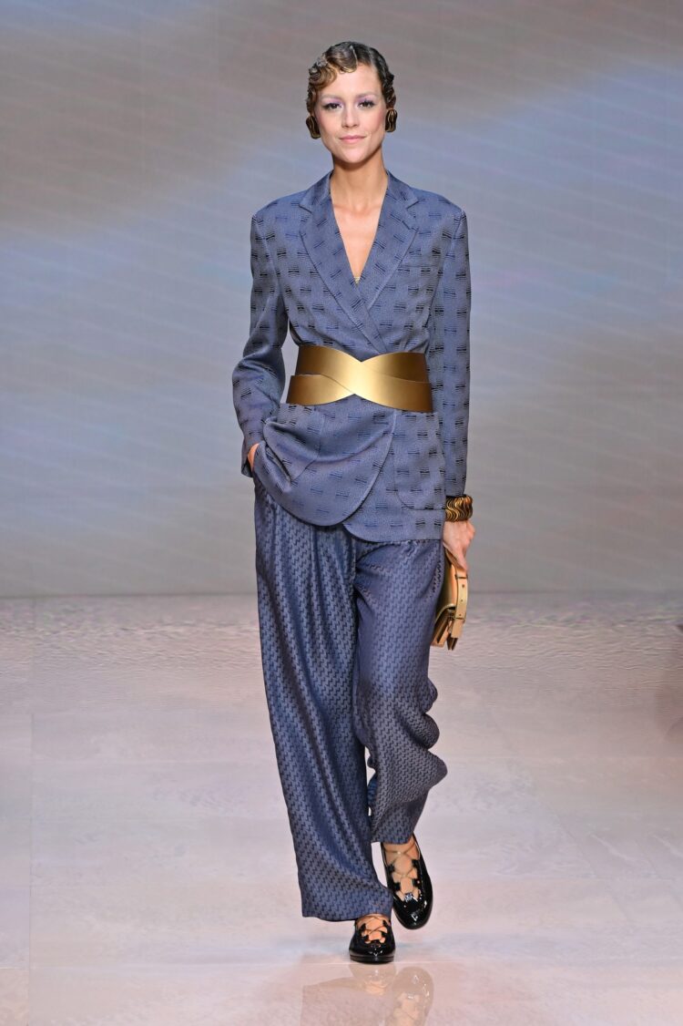 Giorgio Armani, moda, milanski sejem mode, pomlad-poletje 2024,