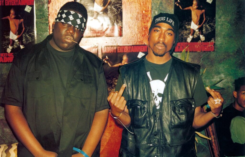 Tupac Shakur in Notorious B.I.G. 