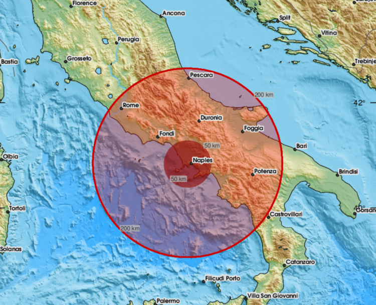 Potres v Neaplju