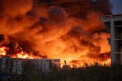 Požar v tovarni plastike v Osijeku