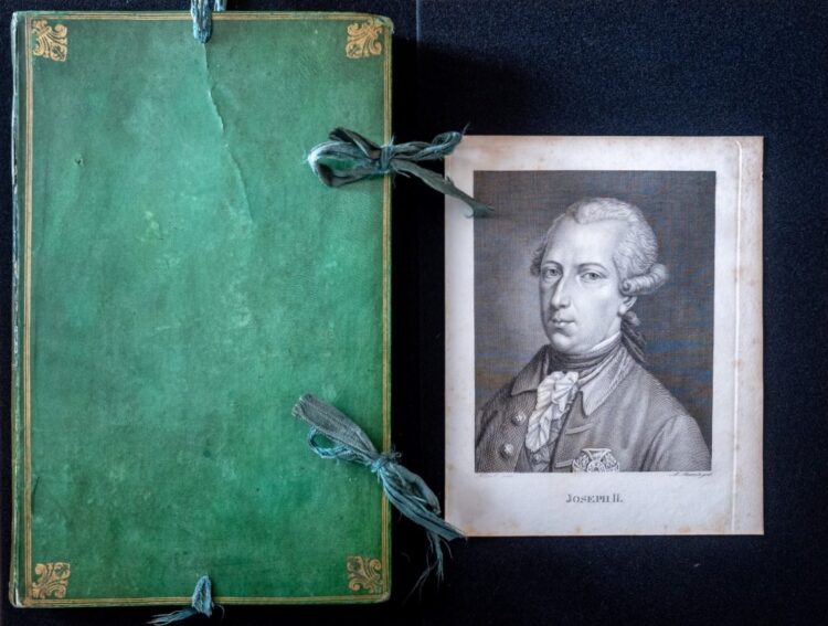 rokopisni dnevnik staroavstrijskega diplomata grofa Janeza Filipa Cobenzla