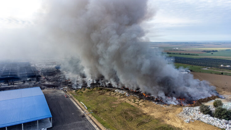 Velik požar v Osijeku
