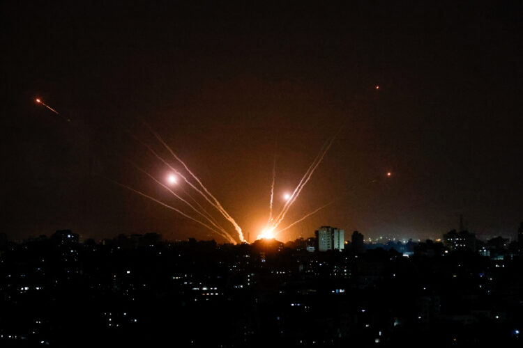Izstreljenje rakete iz Gaze