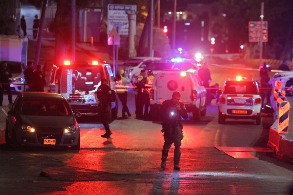 Strelski napad na policijo v Jeruzalemu