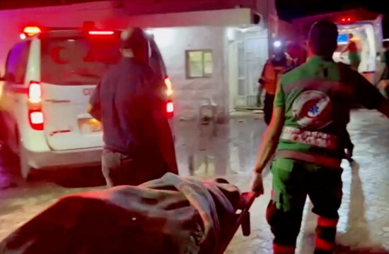 napad na bolnišnico v Gazi