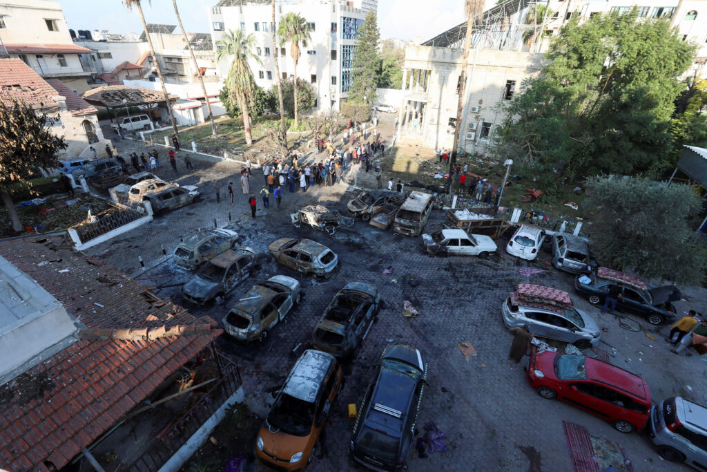 Po eksploziji v bolnišnici v Gazi