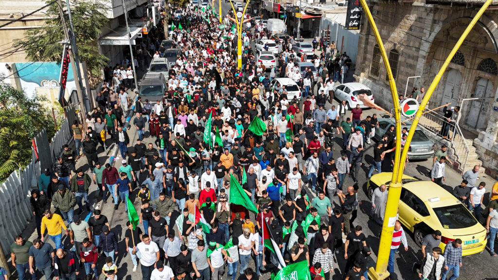 Podporniki Hamasa v Hebronu 
