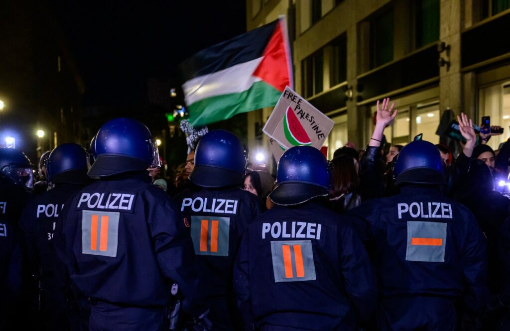 Propalestinski protest v Nemčiji