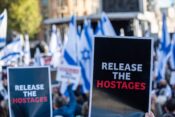 Protest v podporo Izraelu v Londonu