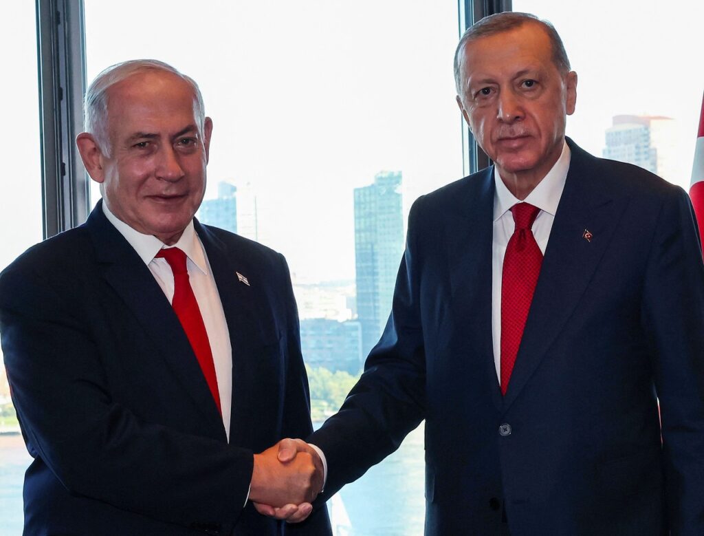 Benjamin Netanjahu, Recep Tayyip Erdogan 