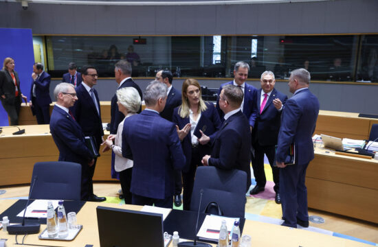 zasedanje voditeljev EU v Bruslju