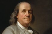 Benjamin Franklin, potret Joseph Duplesiss