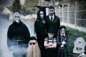 družina Addamsovih, Addamsovi, družina Adams, Halloween, Noč čarovnic, dekoracija, ideja