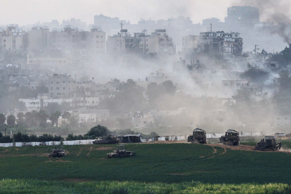 Izraelski tanki v Gazi