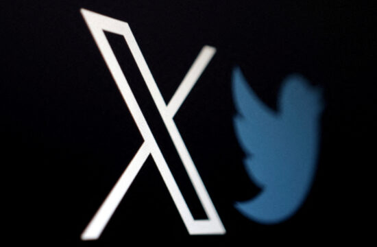 Logotipa za X in Twitter
