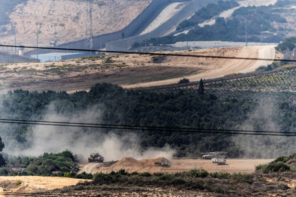 Izraelske sile ob meji z Gazo