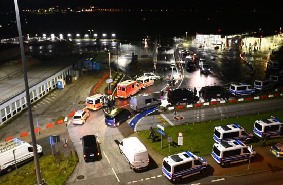 Incident na letališču v Hamburgu