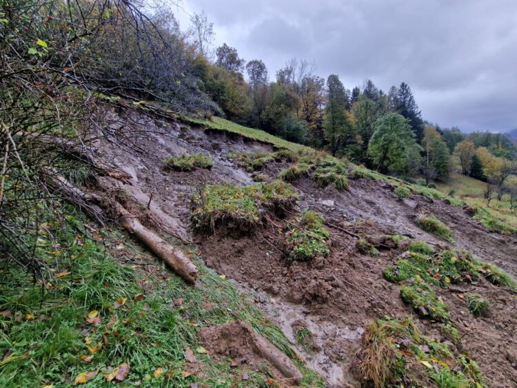 Plaz Koseč v občini Kobarid