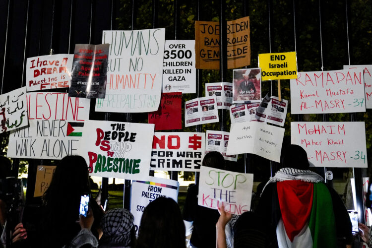 Protesti v podporo Palestini v Washingtonu