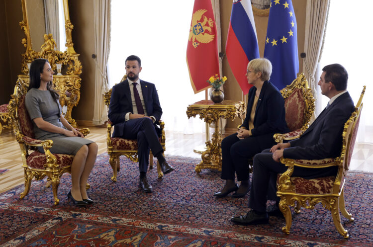 Obisk črnogorskega predsednika Jakova Milatovića v Sloveniji