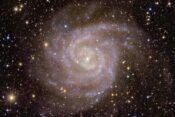 Pogled na spiralno galaksijo