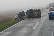 Prometna nesreča, v kateri je bil udeležen hrvaški obrambni minister Mario Banožić
