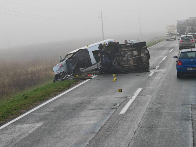 Prometna nesreča, v kateri je bil udeležen hrvaški obrambni minister Mario Banožić