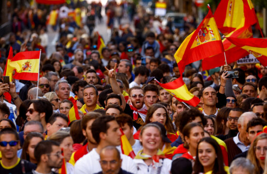 Protestniki na španskih ulicah
