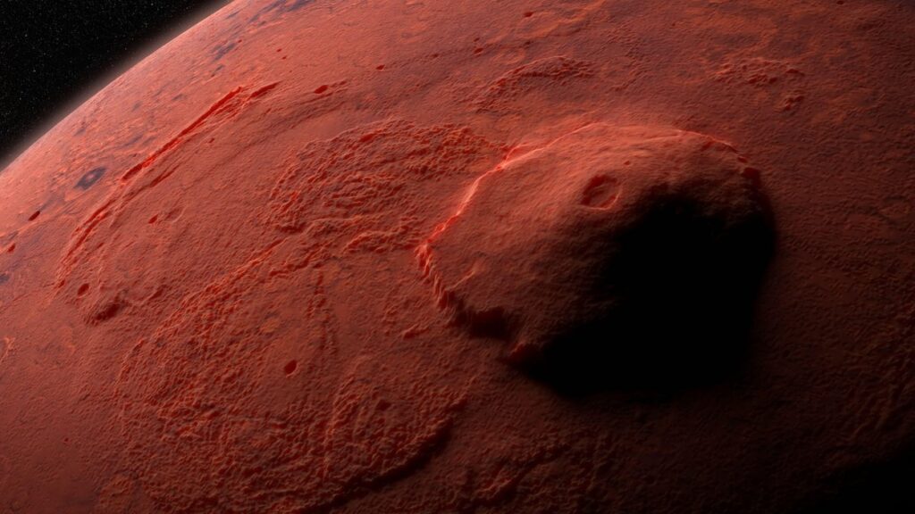 Olympus Mons, Mars, vulkan