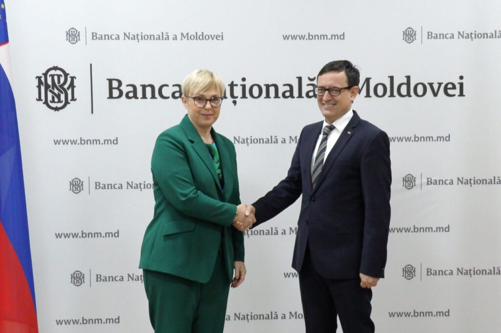Srečanje predsednice z guvernerjem Nacionalne banke Moldavije