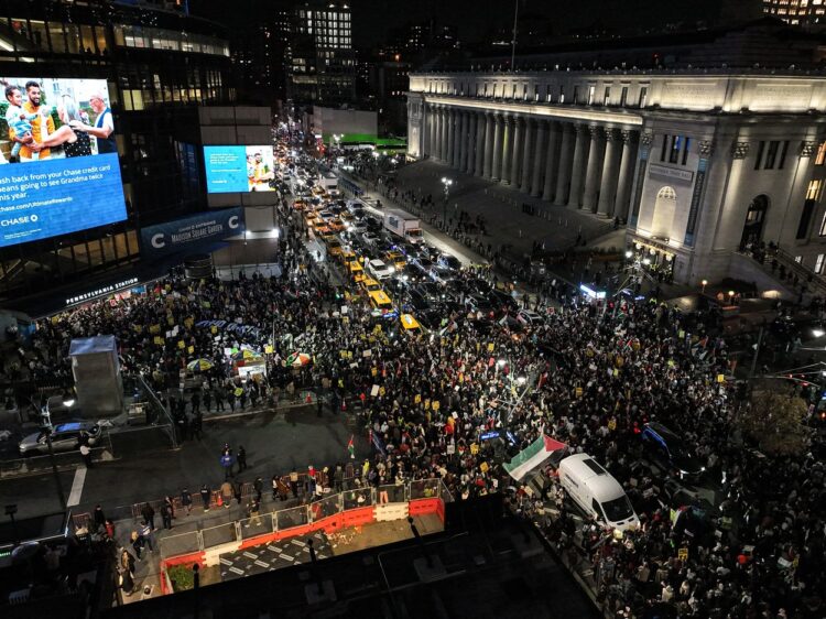 Protesti za mir v New Yorku