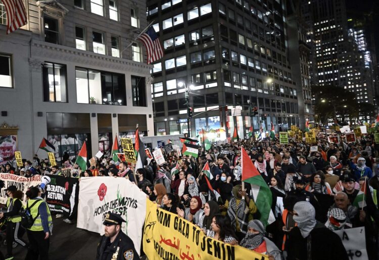 Protesti za mir v New Yorku