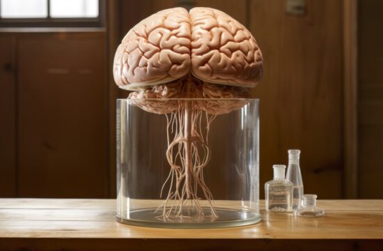 človeški možgani v kozarcu