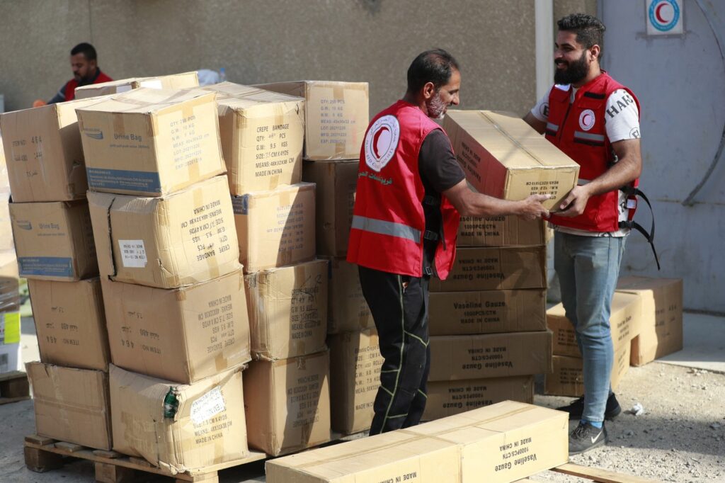 Delitev humanitarne pomoči 