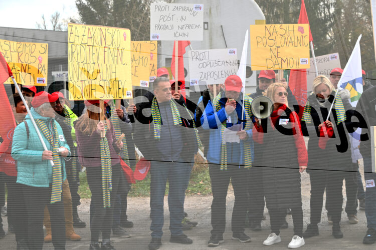 Protestni shod Konference sindikatov Sindikata delavcev prometa in zvez