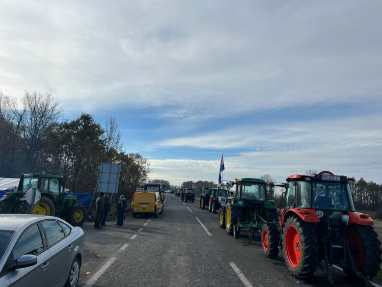 Protest kmetov na Hrvaškem