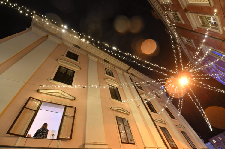 Prižig prazničnih luči v Ljubljani