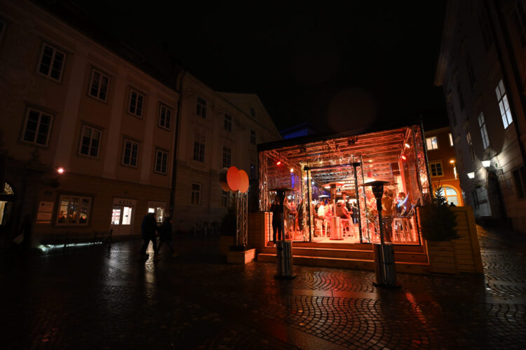 Prižig prazničnih luči v Ljubljani
