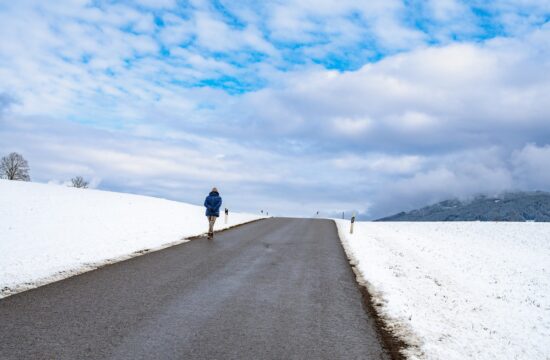 sprehod po snegu