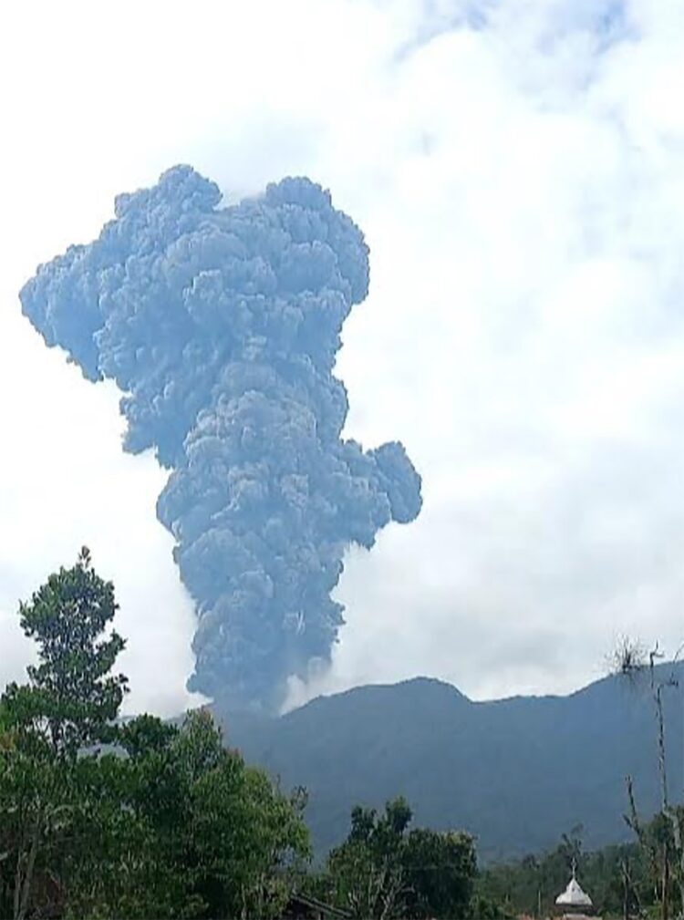 Indonezijski vulkan Marapi