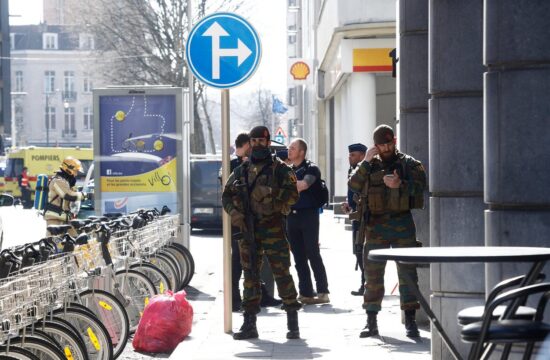 Policija v Bruslju