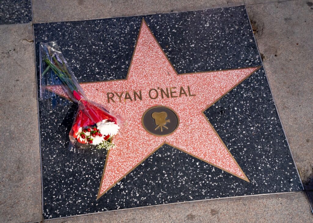 Hollywoodksa zvezda igralca Ryana O'Neala