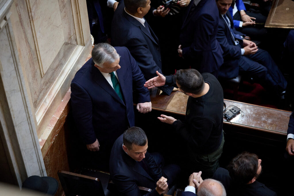 Viktor Orban in Volodimir Zelenski