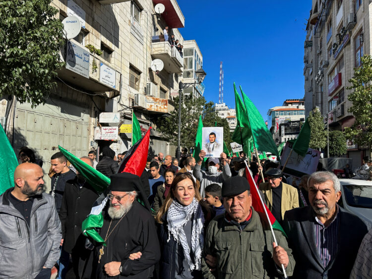 Protesti na Zahodnem bregu v podporo Gazi