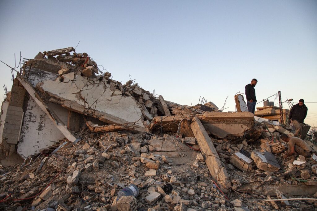 ruševine v Gazi