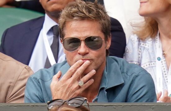 Brad Pitt v Wimbledonu
