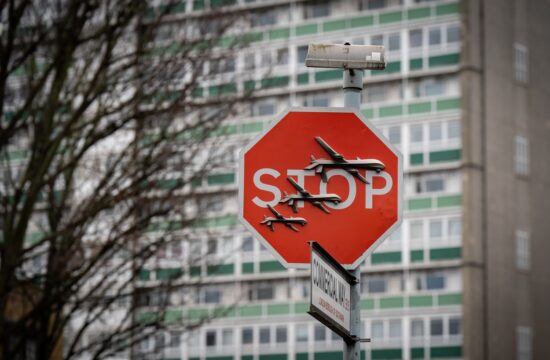 STOP znak in Banksy